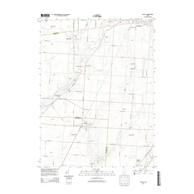 2013 Map of Ashley, 2013 Print