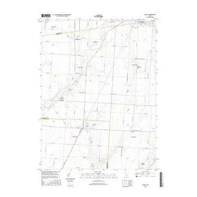 2016 Map of Ashley, 2016 Print