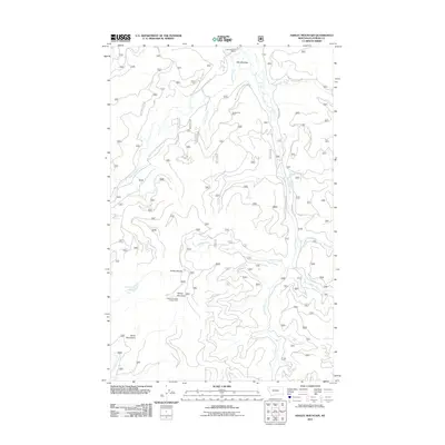 2011 Map of Ashley Mountain, 2011 Print