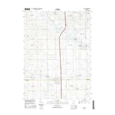 2016 Map of Ashley, 2016 Print