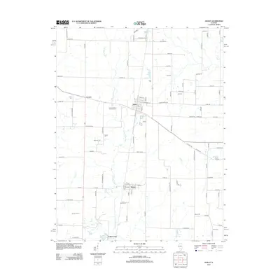 2012 Map of Ashley, 2012 Print