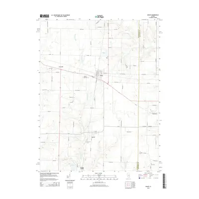 2015 Map of Ashley, 2015 Print