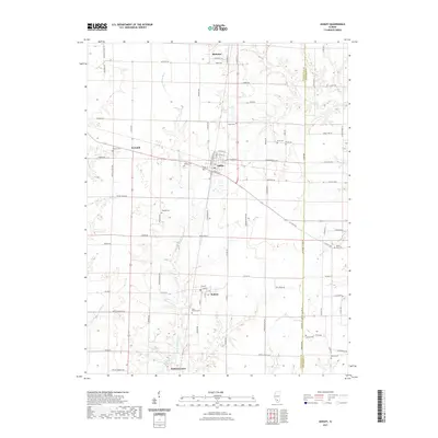2021 Map of Ashley, 2021 Print