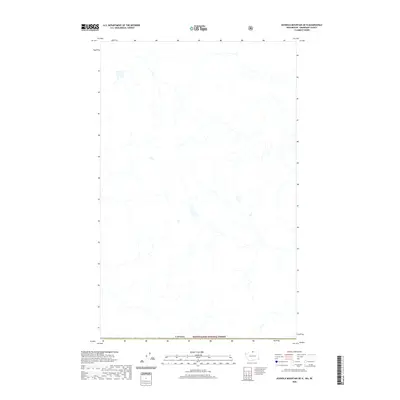 2020 Map of Ashnola Mountain OE N, 2020 Print