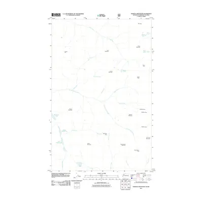 2011 Map of Ashnola Mountain, 2011 Print