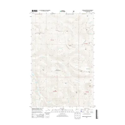 2014 Map of Ashnola Mountain, 2014 Print