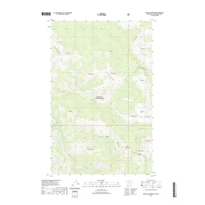2020 Map of Ashnola Mountain, 2020 Print