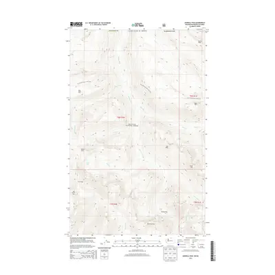 2014 Map of Ashnola Pass, 2014 Print