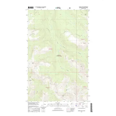2017 Map of Ashnola Pass, 2017 Print