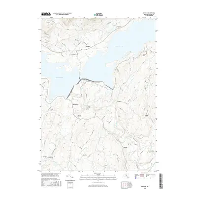 2016 Map of Ashokan, 2016 Print