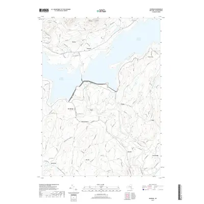 2019 Map of Ashokan, 2019 Print