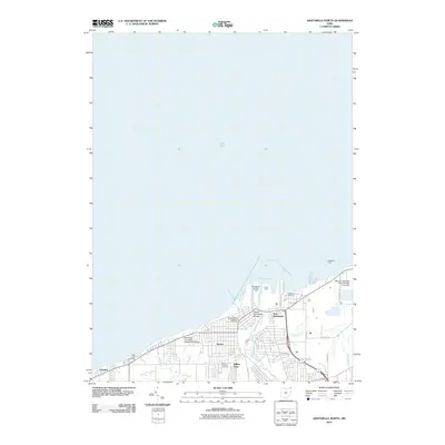 2010 Map of Ashtabula North, 2010 Print