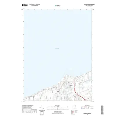 2019 Map of Ashtabula North, 2019 Print