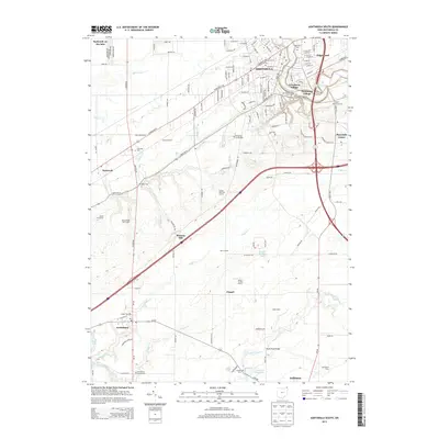 2013 Map of Ashtabula South, 2013 Print