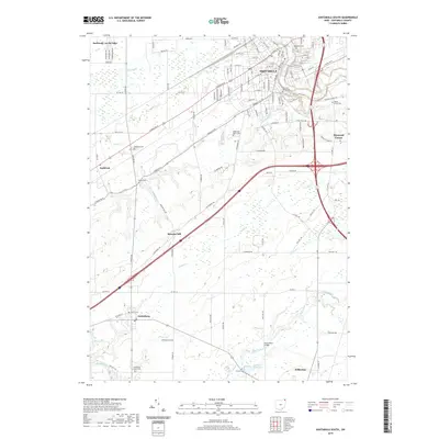2019 Map of Ashtabula South, 2019 Print