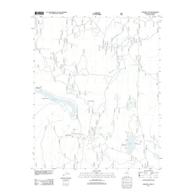 2011 Map of Ashurst Lake, 2011 Print