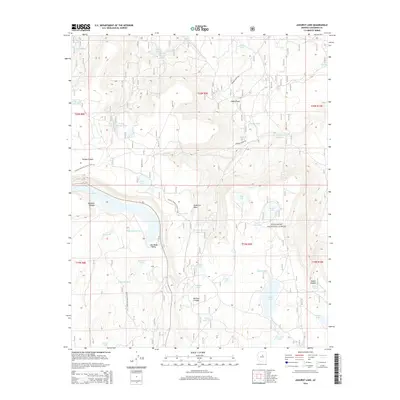 2014 Map of Ashurst Lake, 2014 Print