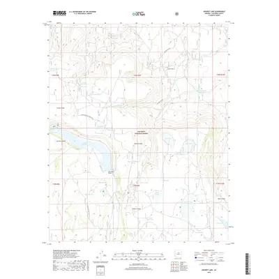 2018 Map of Ashurst Lake, 2018 Print