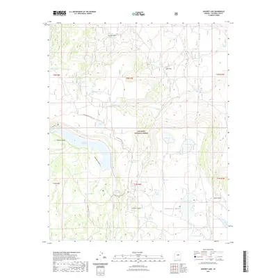 2021 Map of Ashurst Lake, 2021 Print