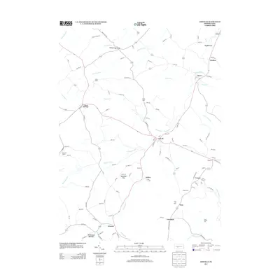 2013 Map of Ashville, 2013 Print