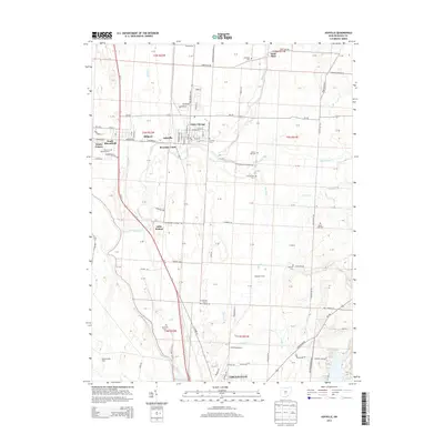 2013 Map of Ashville, 2013 Print