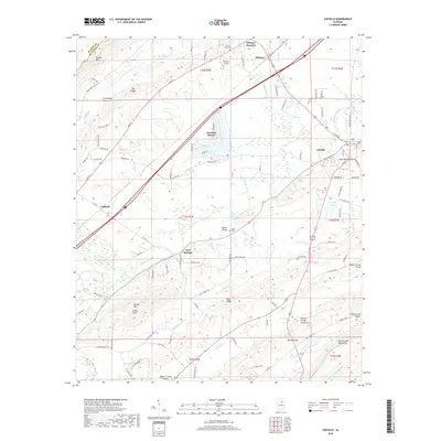 2018 Map of Ashville, 2018 Print