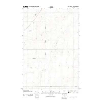 2013 Map of Askov Lookout Tower, 2013 Print