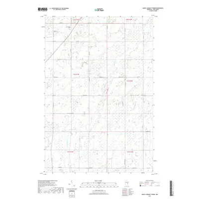 2019 Map of Askov Lookout Tower, 2019 Print