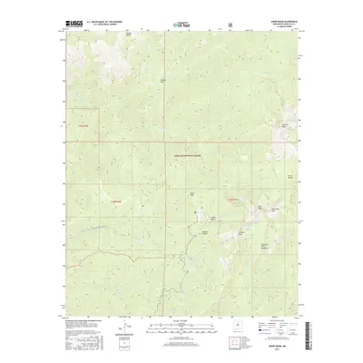 2017 Map of Aspen Basin, 2017 Print