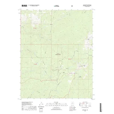 2020 Map of Aspen Basin, 2020 Print