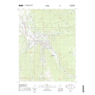 2019 Map of Aspen, 2019 Print