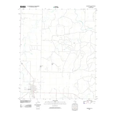 2010 Map of Aspermont, 2010 Print