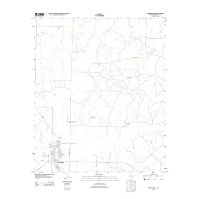 2012 Map of Aspermont, 2012 Print