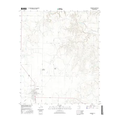2016 Map of Aspermont, 2016 Print
