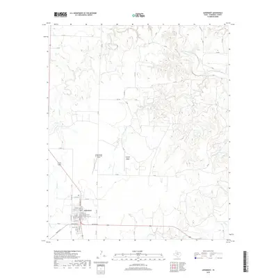 2019 Map of Aspermont, 2019 Print
