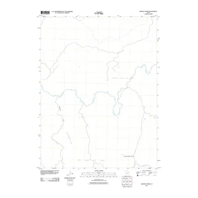 2011 Map of Asphalt Wash, 2011 Print