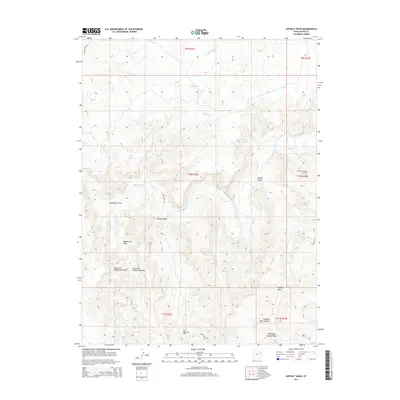2014 Map of Asphalt Wash, 2014 Print