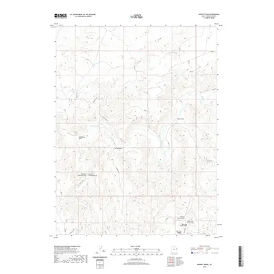 2020 Map of Asphalt Wash, 2020 Print