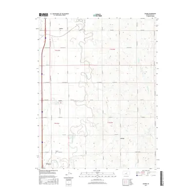 2015 Map of Assaria, 2015 Print
