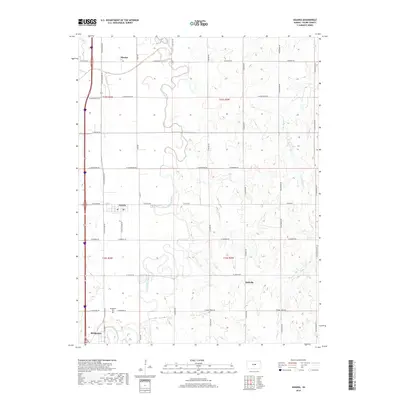 2018 Map of Assaria, 2018 Print