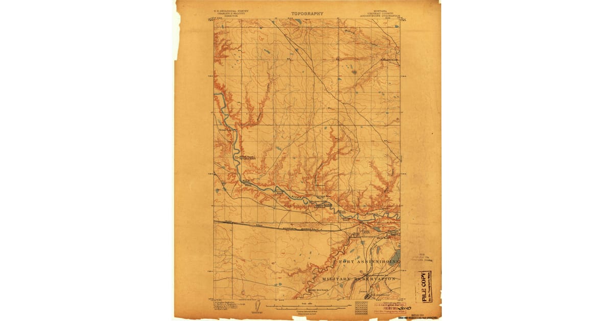 Old Maps of Burnham, MT for Genealogy | Pastmaps