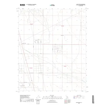 2018 Map of Astley Rancho, 2018 Print