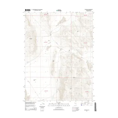 2014 Map of Astor Pass, 2014 Print