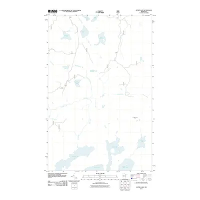 2011 Map of Astrid Lake, 2011 Print