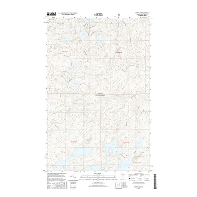 2016 Map of Astrid Lake, 2016 Print