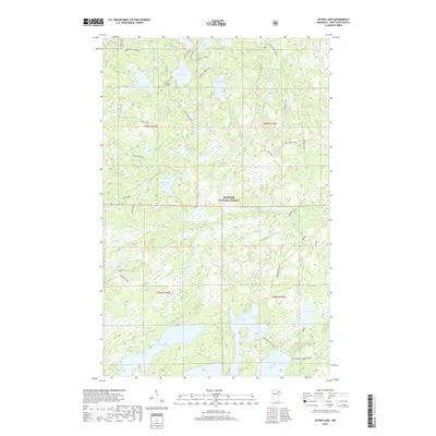 2019 Map of Astrid Lake, 2019 Print