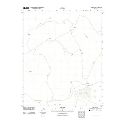 2010 Map of Atarque Lake, 2010 Print