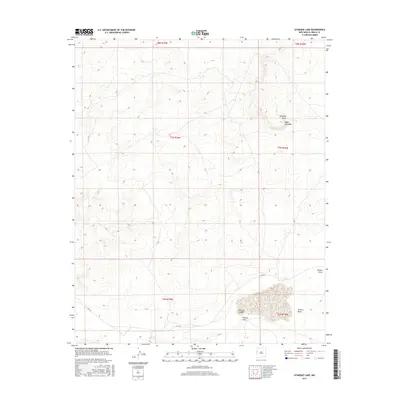 2017 Map of Atarque Lake, 2017 Print