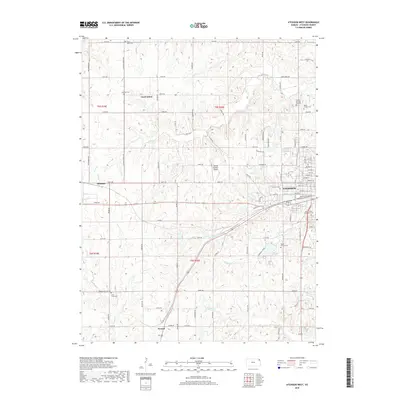 2018 Map of Atchison West, 2018 Print