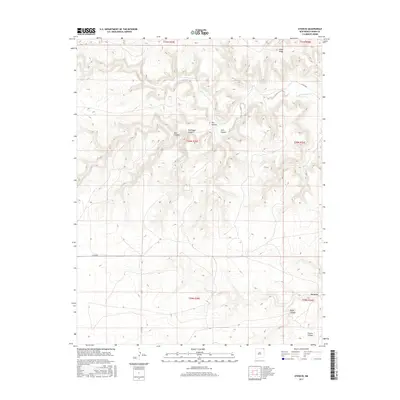 2017 Map of Atencio, 2017 Print